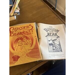 THE DUNGEON OF THE BEAR LEVEL 1,2 & UnC TUNNELS & TROLLS D&D 1978 Catacombs Cult